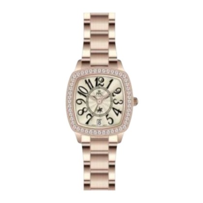 Paris Polo Club PPC-EJ04-RG-RG Cream Dial Women Watch